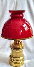 ANTIQUE STUDENT LAMP C H