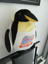 9" GREY YELLOW HAPPY PENGUIN