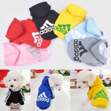 XS-9XL Adidog Pets Dog Casual Clothes Small Puppy Hoodie Coat Jacket Clothing