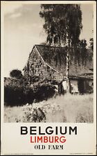 Belgium Limburg Old Farm 1935