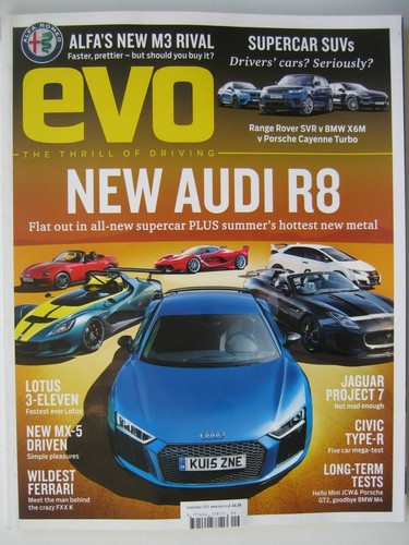Evo 212 september 2015 audi - 2015, r8