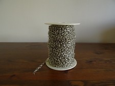 1 x Roll of Rhodium Plated Chain for Jewellery Making