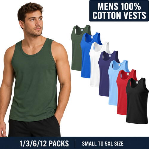 Mens vest tops - vest,