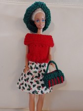 Sindy Doll Christmas Outfit, 4 Items. New Handmade.            DOLL NOT INCLUDED