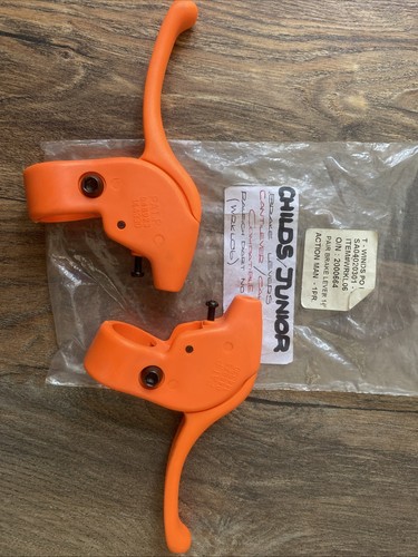 Brake lever set orange - brake,