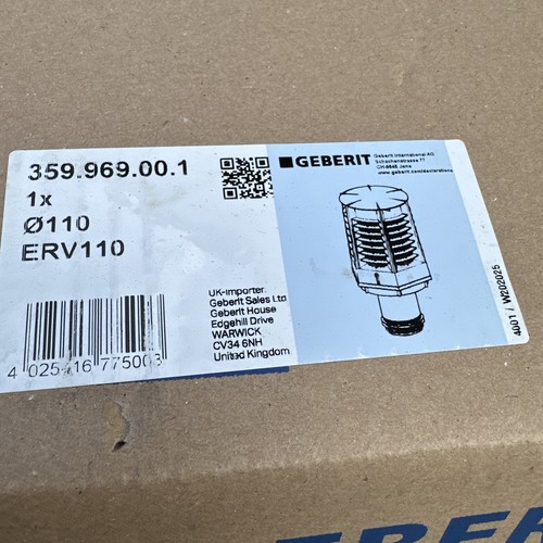 Geberit silent air - air, admittance
