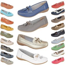Ladies wide fit shoes - ladies, slip