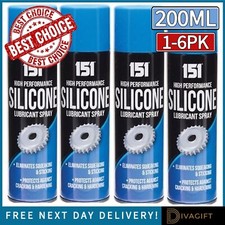 SILICONE CAR LUBRICANT SPRAY ELIMINATES SQUEAKING GREASE 200ML HIGH PERFORMANCE