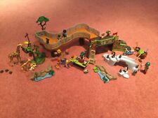 Playmobil Zoo - Large City Zoo with Animals - set 70341 VGC - Giraffes, Penguins