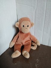 Ty Beanie Babies Bongo Monkey Plush Soft Toy 8.5" Tall 1995  A16