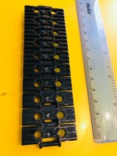 Lego Technic 10 x Caterpillar Tank Track Link Tread Wide Two Pin Holes BLACK
