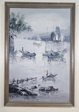 Vintage Oil Painting Chinese