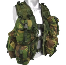 Army Surplus MOD Woodland DPM Assault Vest Waistcoat  Tactical Military