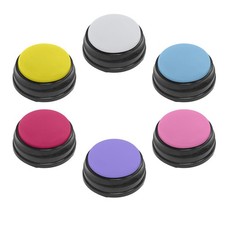 Recordable Sound Button Dog Interactive Toy Recording Voice Button Talking