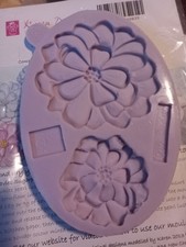 New Karen Davies Dahlia silicone mould Cake Decorating. perfect cupcake size
