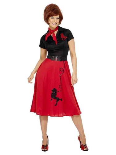 Ladies 1950s red - ladies,