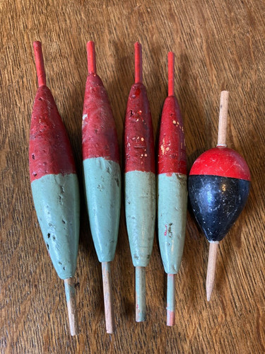 Vintage cork bodied floats - vintage,