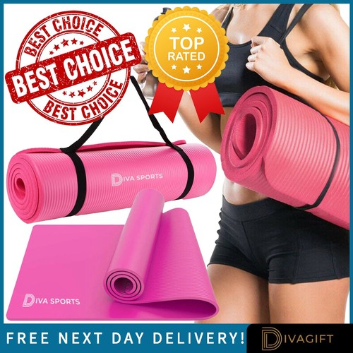 Pink yoga mat - yoga, thick