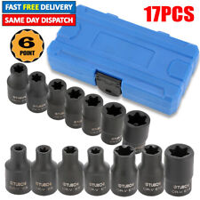 17PC E-TORX IMPACT EXTERNAL E TORX Sockets E-TYPE Female Torx IMPACT Socket kit