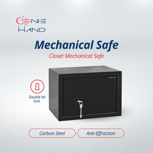 Mechanical safe box - mechanical, wall