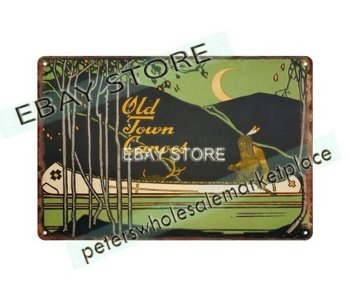 1917 old town canoe - old,