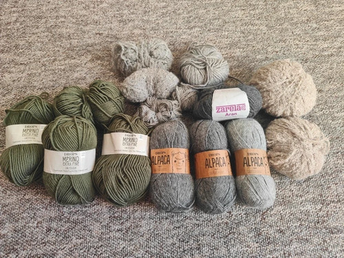 Alpaca merino wool job lot - merino,