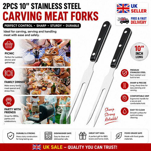 2pcs carving meat forks - carving, 10