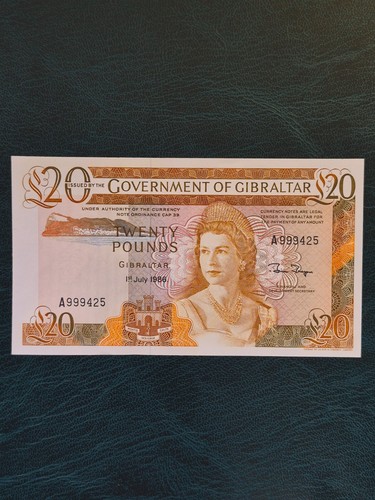 Twenty pound gibraltar - twenty,
