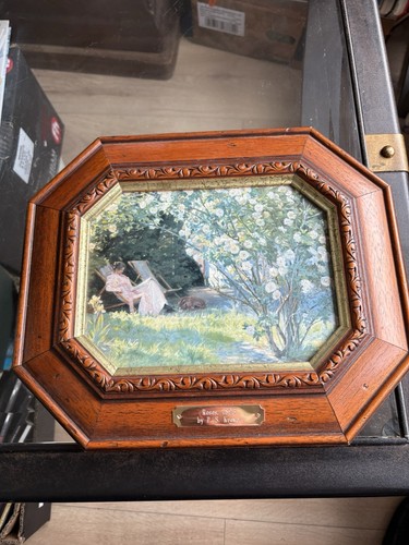 Vintage oil painting the - oil,