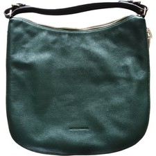 Smith & Canova Green Leather Shoulder Bag
