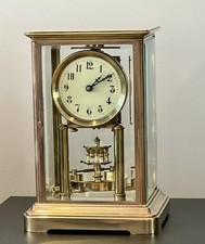 1906 Antique Gustav Becker 400 Day Torsion Anniversary Clock ,Medaille D’or,Key