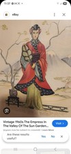 COLOR VINTAGE 1960S EMPRESS IN THE VALLEY OF THE SUN GARDEN OF CATHAY PRINT