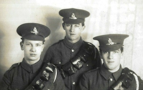 Ww1 photo postcard three - ww1,