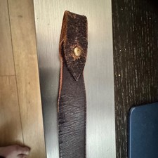 Genuine leather two tails  nuns school belt 