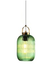 Green Glass Lamp Shade Pendant