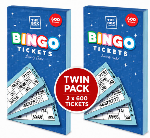 Twin pack bingo tickets x - twin,