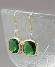 Green zirconia gold plated - zirconia,