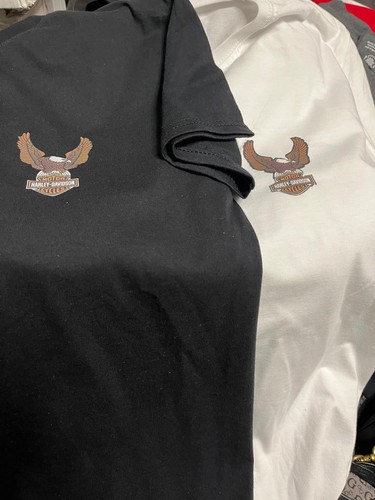 Shirt with harley davison - t,