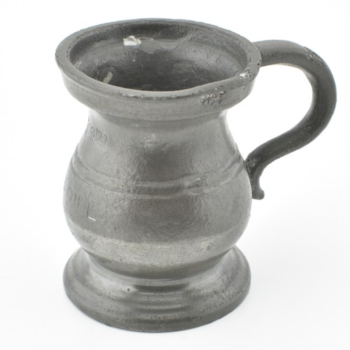 Antique victorian pewter 4 - pewter, 1/4