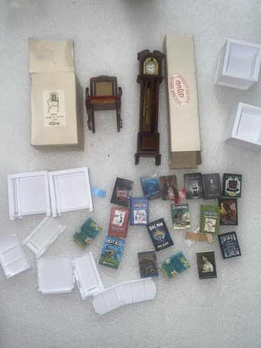 Dolls house furniture bundle - house,