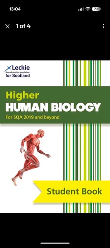 Higher human biology - higher,
