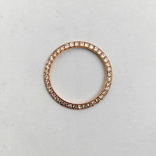 Custom set Rose Gold Diamond Bezel for Ladies Datejust 28mm