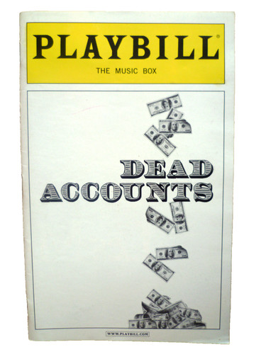 Playbill dead accounts katie - dead,
