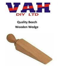 Wood Door Stop Wedge,Door Stopper Stop New Traditional Wooden Beech 