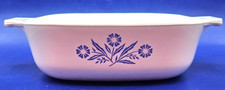 Pyrosil Corning Ware Blue Cornflower Vintage Casserole Dish No Lid 7" x 9"