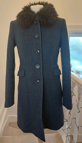 Jigsaw coat size - size, vgc