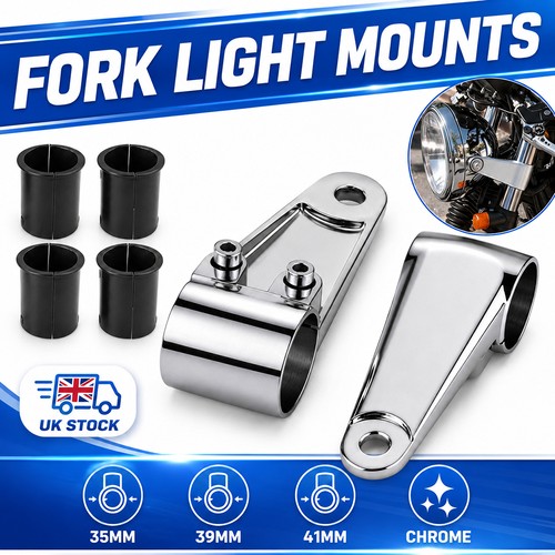 Front fork light mount - front,
