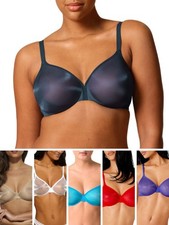 Gossard Glossies Bra Sheer Moulded Plunge Seamless Non Padded Sexy Bras Lingerie