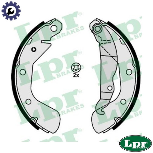 Brake shoe set 08120 - brake,