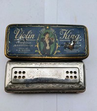 Antique Violin King Harmonica